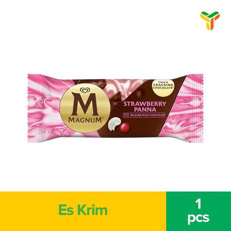 WALLS MAGNUM STRAWBERRY PANNA 80ML C24