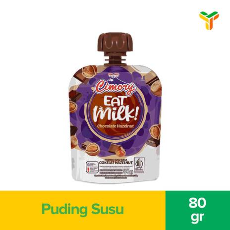 CIMORY EAT MILK CHOCOLATE HAZELNUT 80GR C24
