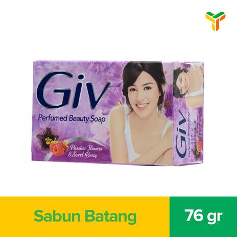 Giv Beauty Sabun Batang Passion Flowers & Sweet Berry 76GR