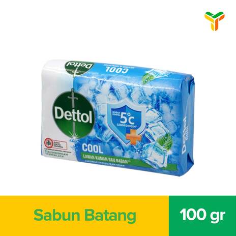 Dettol Bar Soap / Sabun Batang Cool 100Gr