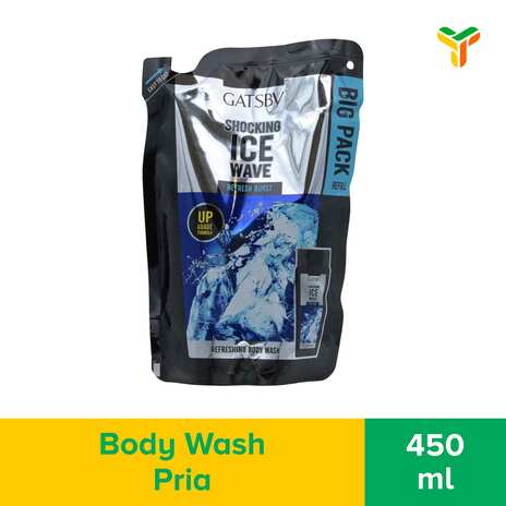 GATSBY BW ICE WAVE REF 450ML