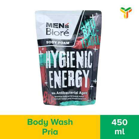 BIORE MEN BW HYGIENIC ENERGY REF 450ML