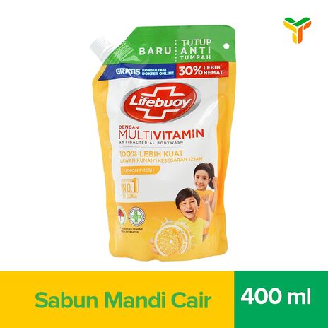 LIFEBUOY BW LEMON REFF 400ML 1C24 68715256
