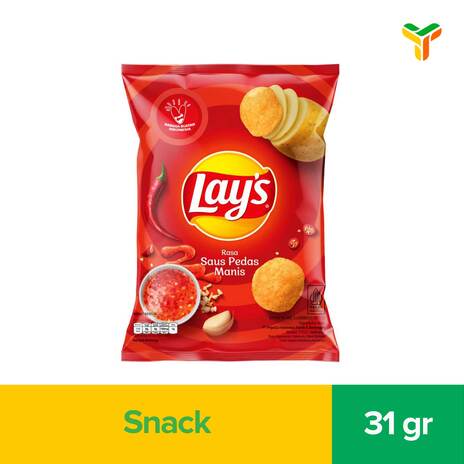 LAYS RASA SAUS PEDAS MANIS 31GR_1C30P