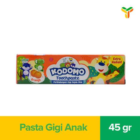 KODOMO TOOTHPASTE ORANGE 45GR