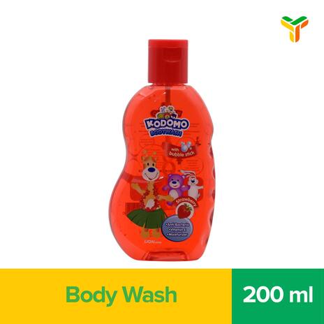 KODOMO BODY WASH STRAWBERRY 200ML