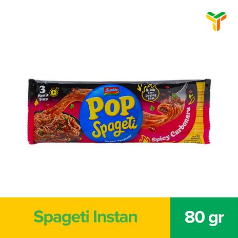 POP SPAGETI INSTANT SPICY CARBONARA 80GR
