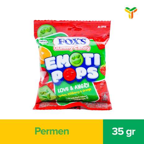 FOXS GUMMY EMOTI POPS LOVE ANGRY 35G_1C8B_1B6P