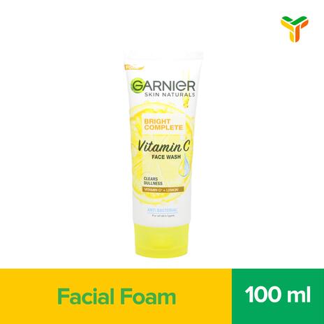 Garnier Facial Foam Light Complete 100ml (1c=12)