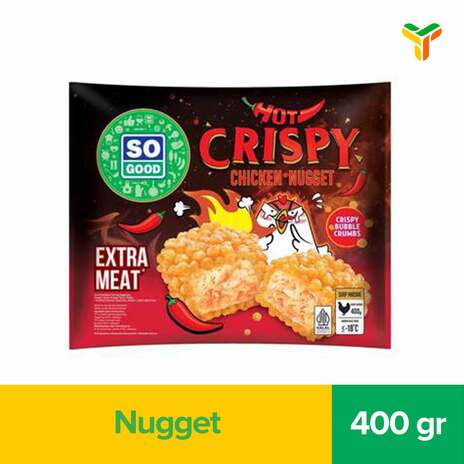 SO GOOD HOT CRISPY CHICKEN NUGGET 400GR C12