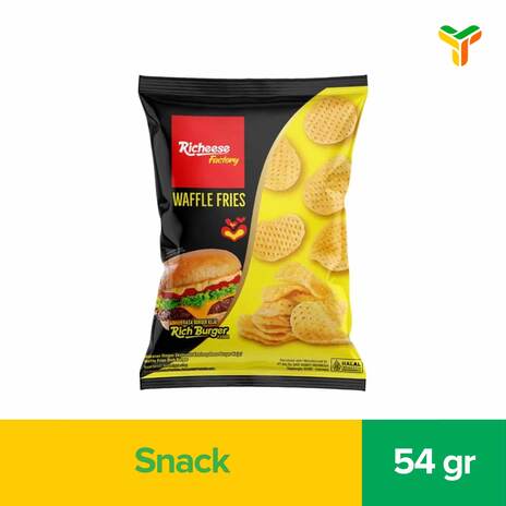 RICHEESE WAFFLE FRIES RASA BURGERKEJU 54G