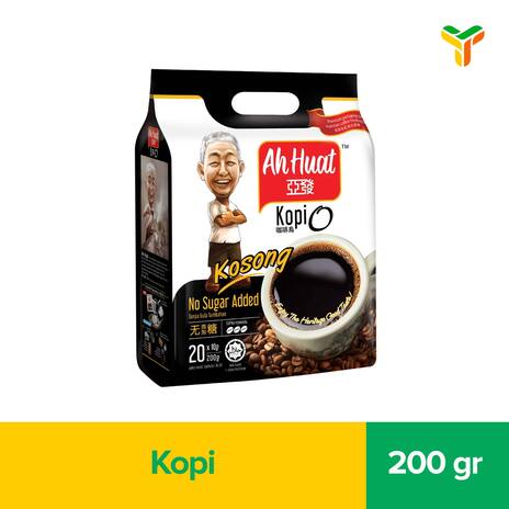 AH HUAT KOPI O KOSONG NO SGR 200G