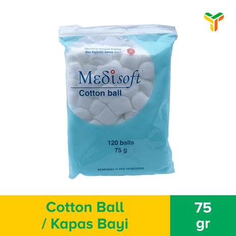 MEDISOFT COTTON BALL 75GR