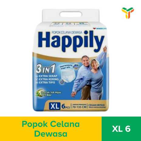 HAPPILY PANTS XL6 1C6P