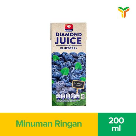 DIAMOND JUICE BLUEBERRY 200ML