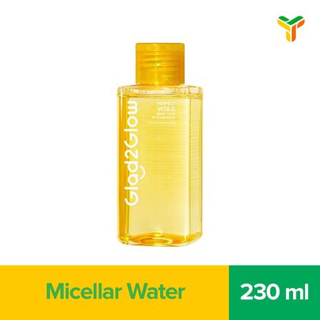 GLAD2GLOW MICELLAR WATER VITA C BRIGHT GLOW 230ML