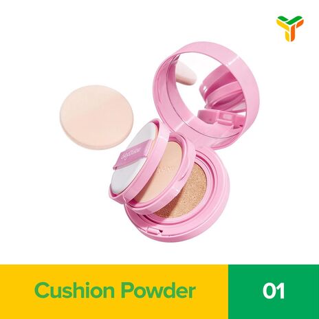 GLAD2GLOW 2IN1 CUSHION POWDER 01 BUTTERCREAM