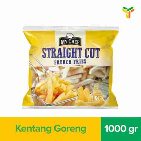 MY CHEF  STRAIGHT CUT FRENCH FRIES 1000GR C10