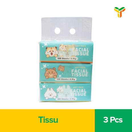 YOA FAC TISSUE KARAKTER 100S BANDED 3
