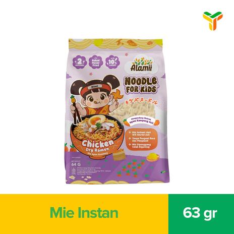 ALAMII NOODLE CHICKEN DRY RAMEN 12X63 GR