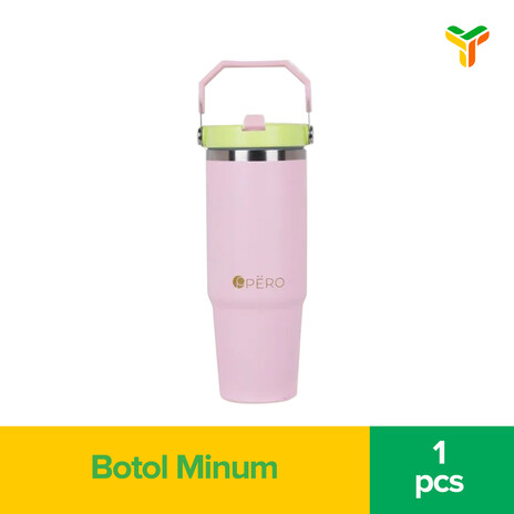 PERO MUG PERMOSH WT HANDLE 30 OZ PINK 1C12P 1025