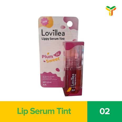 LOVILLEA LIPPY SERUM TINT 02 PLUM SWEET