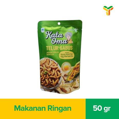 KATA OMA TELUR GABUS JAGUNG BAKAR 50GR 1C24P