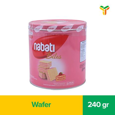 NABATI BITES STRAWBERY CHEESE CAKE 240G