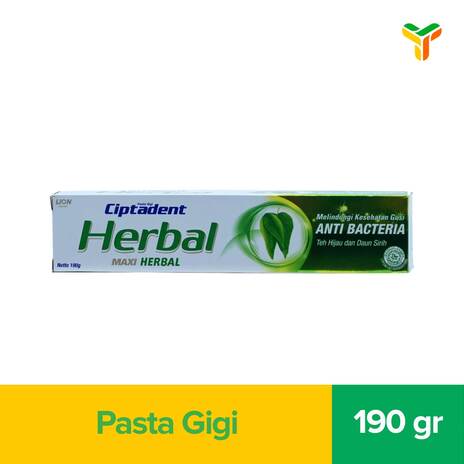 CIPTADENT Pasta Gigi MAXI Herbal Tube 190GR,