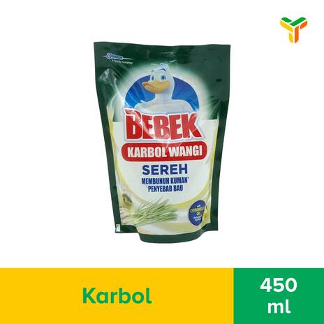 BEBEK KARBOL WANGI SEREH POUCH 450ML
