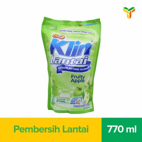 SO KLIN LANTAI APPLE GREEN PCH 770ML