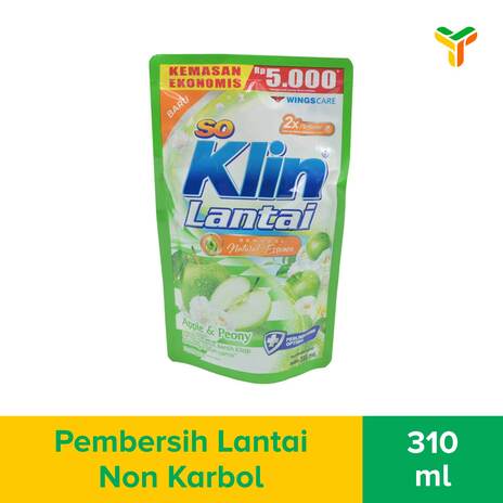 SO KLIN LANTAI APPLE GREEN PCH 310ML