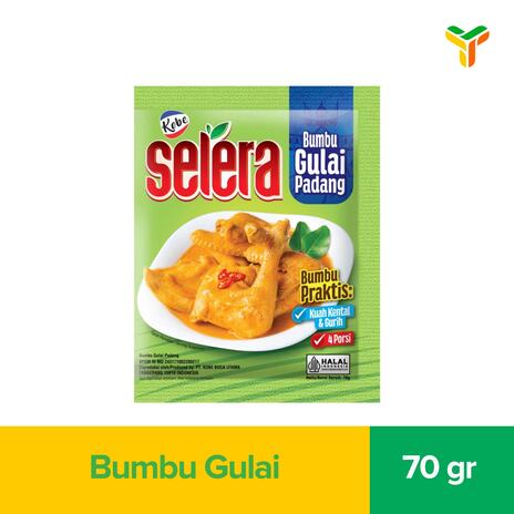 KOBE SELERA BUMBU  GULAI PADANG 70G