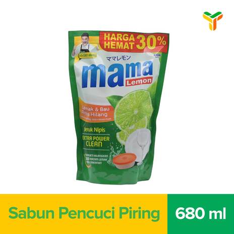 Mama Pencuci Piring Jeruk Nipis Pouch 680Ml