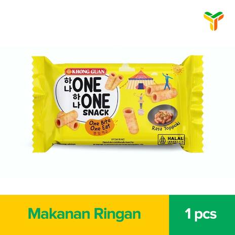 KHONG GUAN ONE ONE SNACK RASA TOPPOKI 50G