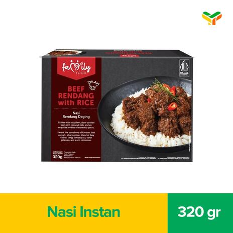 FAMILY FOOD NASI RENDANG DAGING 320G