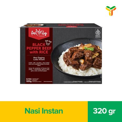 FAMILY FOOD NASI DAGING LADA HITAM 320G