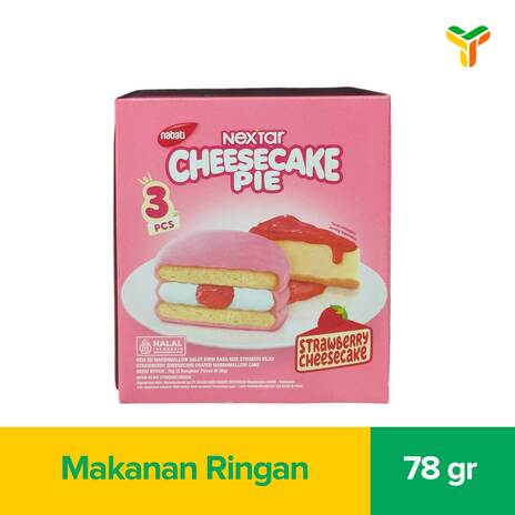 NEXTAR CHEESECAKE PIE STRAWBERY 78G