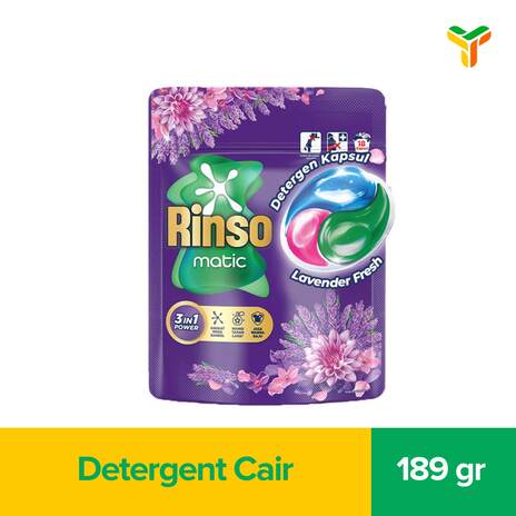 RINSO KAPSUL LAVENDER PCH 189G_1C10P_65087997