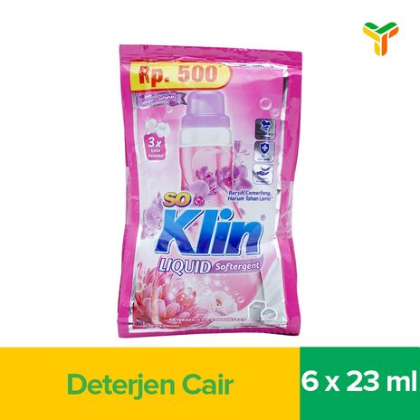 SO KLIN LIQ DET SOFTERGENT SCHT 6X20ML