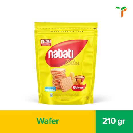 NABATI  BITES RICHEESE POUCH 210G