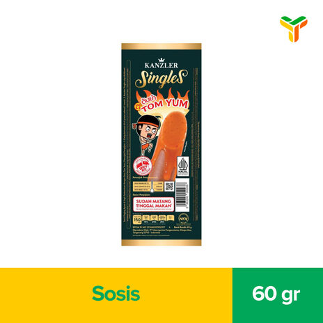 KANZLER SINGLES SOSIS TOM YUM 60GR C120