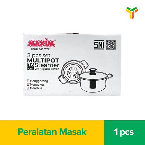 MAXIM SS 3P MULTI POT STEAMER SSP334 1C12P