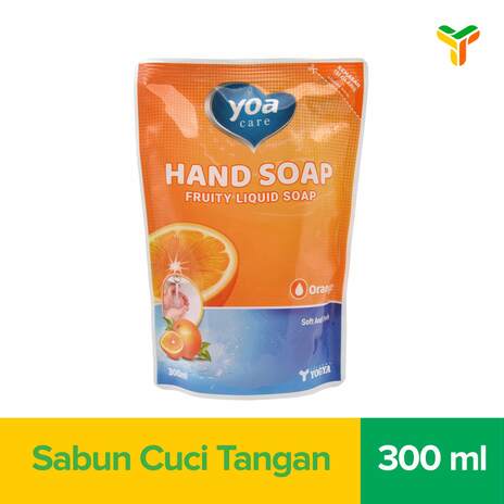 YOA HAND SOAP ORANGE REFF 300ML