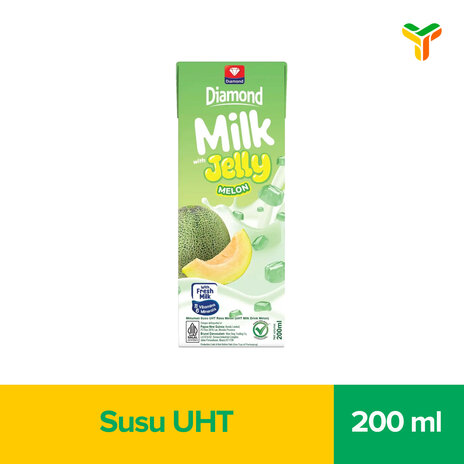 DIAMOND MILK JELLY MELON 200ML