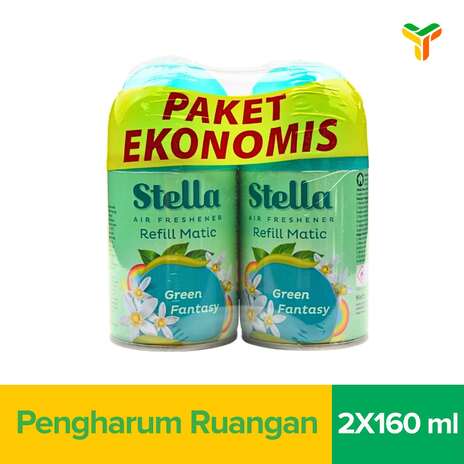 STELLA MATIC REFILL GREEN FANTASY 160ML MULTIPACK