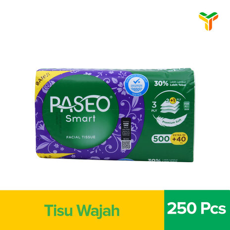 PASEO FACIAL TISSUE SMART 250S