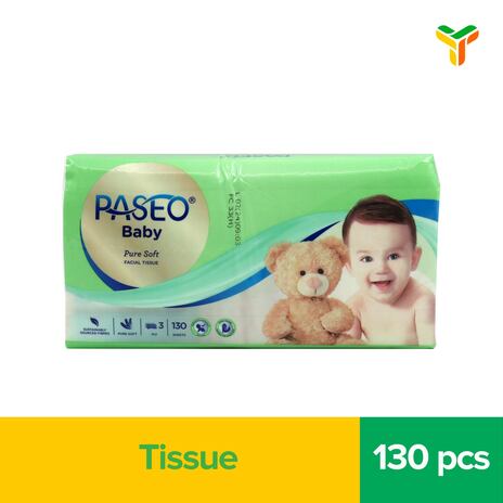 PASEO FACIAL TISSUE PURE SOFT 3PLY 130S