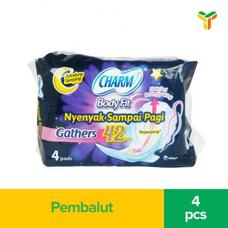 CHARM SAFE NIGHT GATHERS 42CM 4S _1C60P