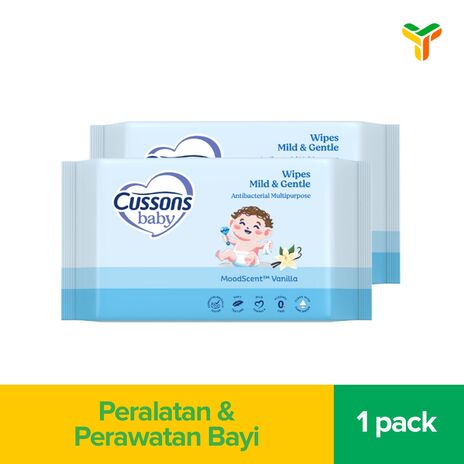 CUSSONS BABY WIPES MILD N GENTLE 10S BANDED